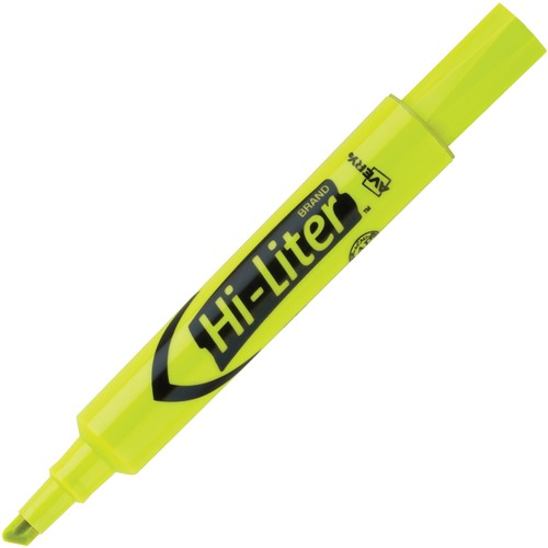 Highlighter, Chisel Point, 1DZ, Fluorescent Yellow