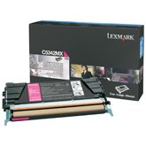 Genuine OEM Lexmark C5342MX High Yield Magenta Laser Toner Cartridge (7000 page yield)