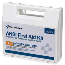 ANSI First Aid Kit, Vehicle/Worksite, 141 Pcs, WE