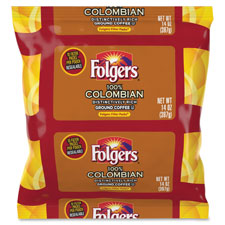 Folders Colombian Ground Coffee, Filter Pks, 14oz, OE/RD