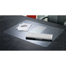 Antimicrobial Desk Pads, Krystal View,17"x22", Clear