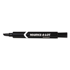 Large Permanent Ink Markers, Chisel Point, Black Ink