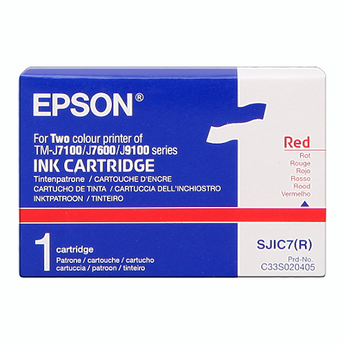 Genuine OEM Epson C33S020405 Red Inkjet Cartridge