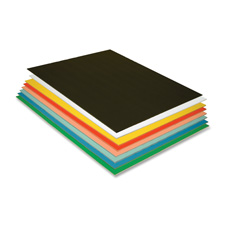Foam Board, 20"x30", 3/16" Thick, 10/PK, Black On Black