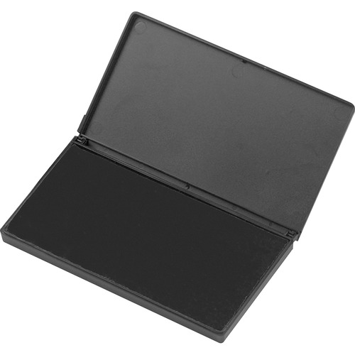Foam Ink Pad, 2-3/4" x 4-1/4", Nontoxic, Reinkable, Black