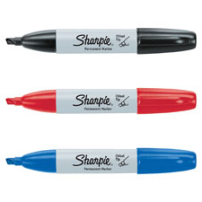 Sharpie Marker, Chisel Tip, 8/PK, Fashio Assorted